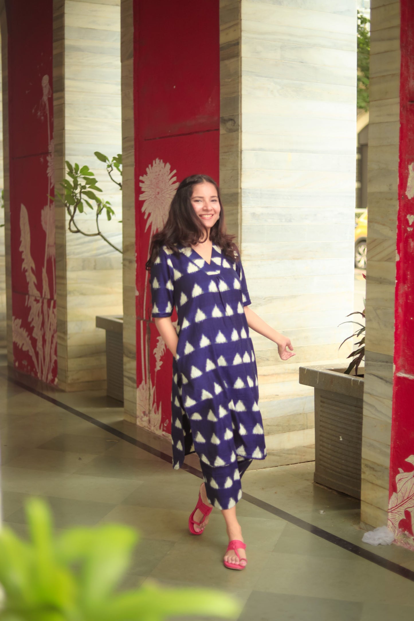 Vaayu Indigo Co-ord Set