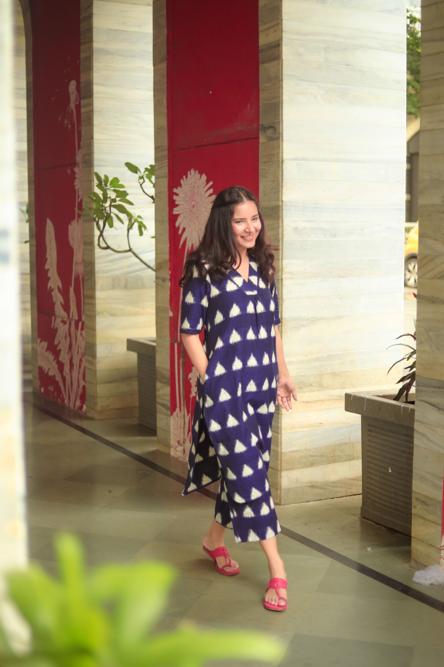 Vaayu Indigo Co-ord Set
