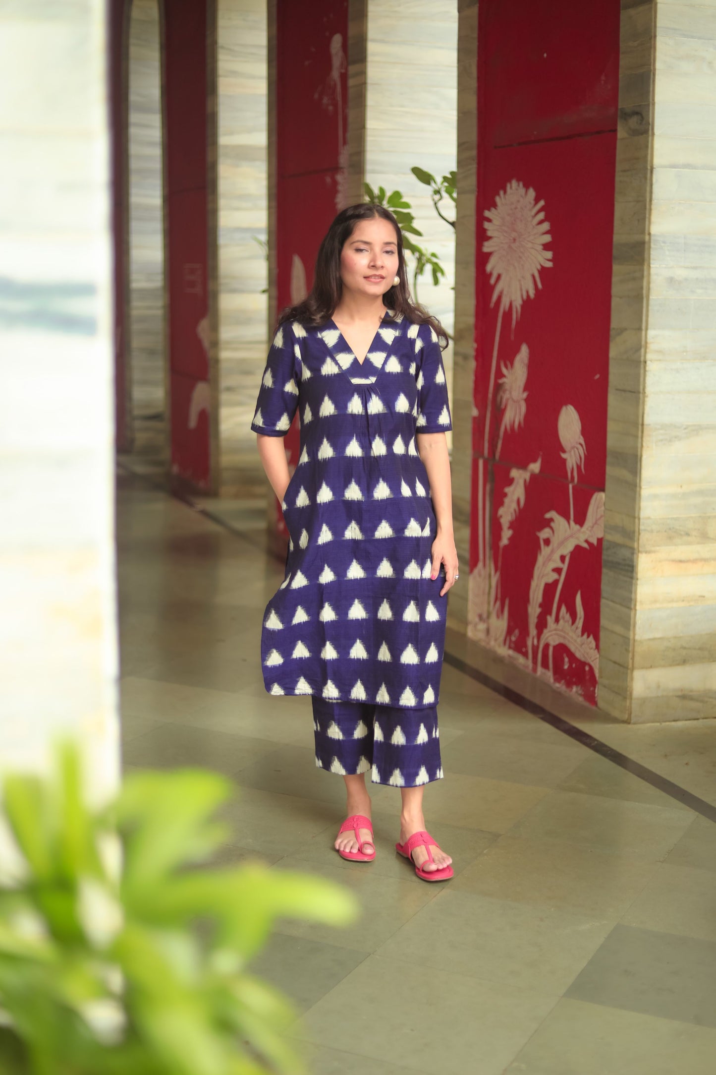 Vaayu Indigo Co-ord Set