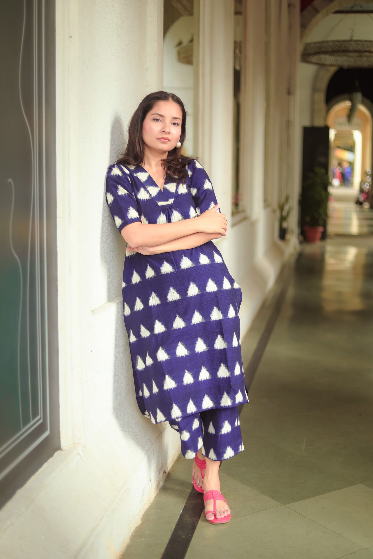 Vaayu Indigo Co-ord Set