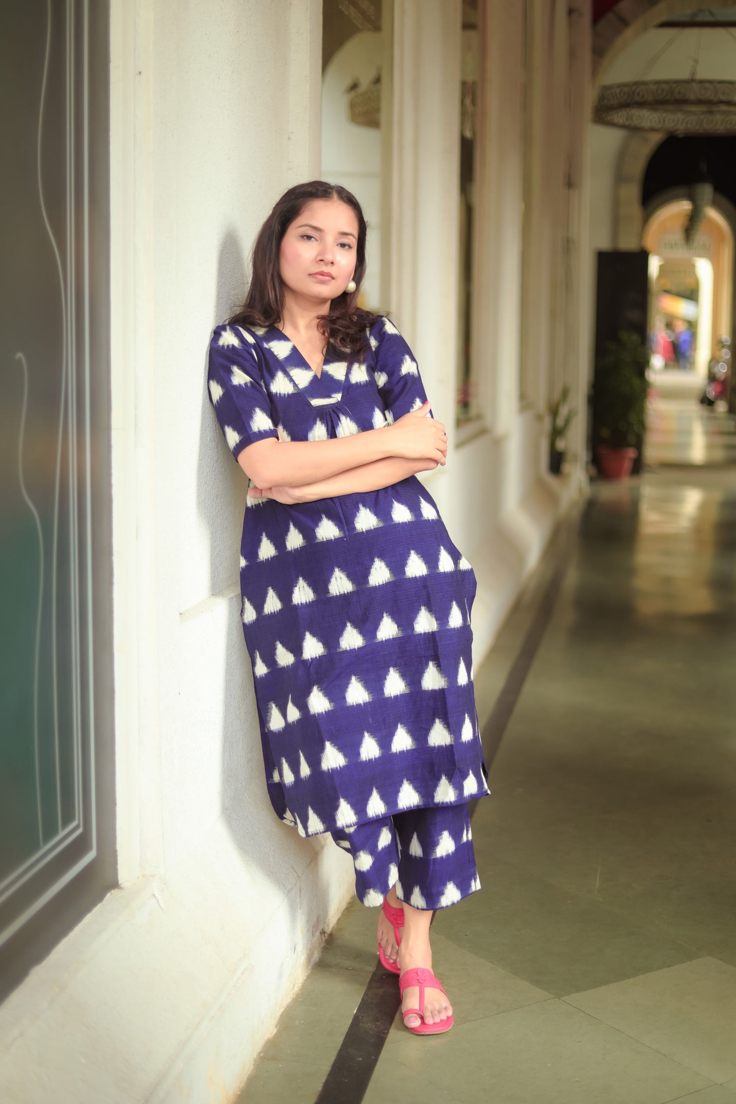 Vaayu Indigo Co-ord Set