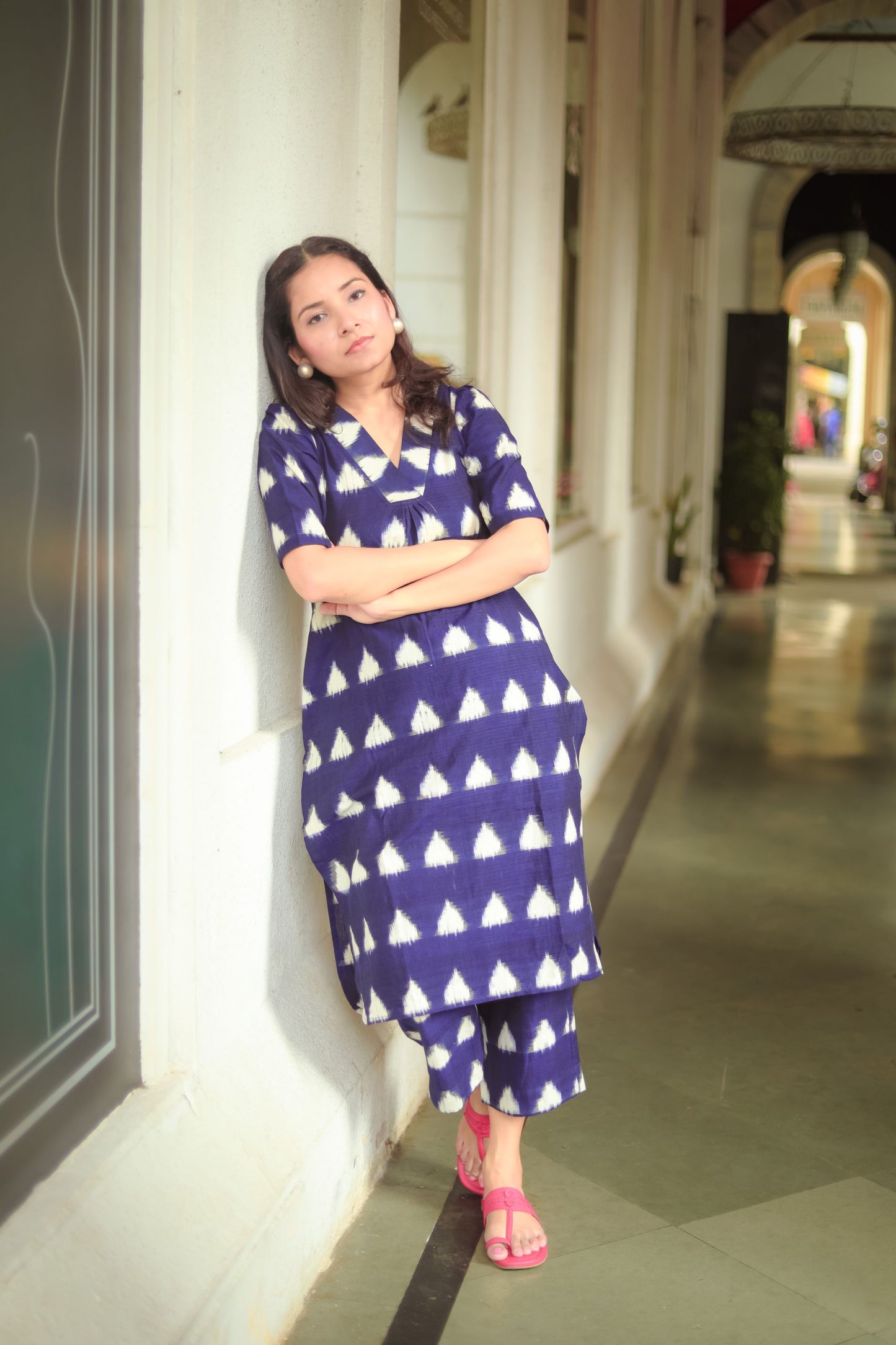 Vaayu Indigo Co-ord Set