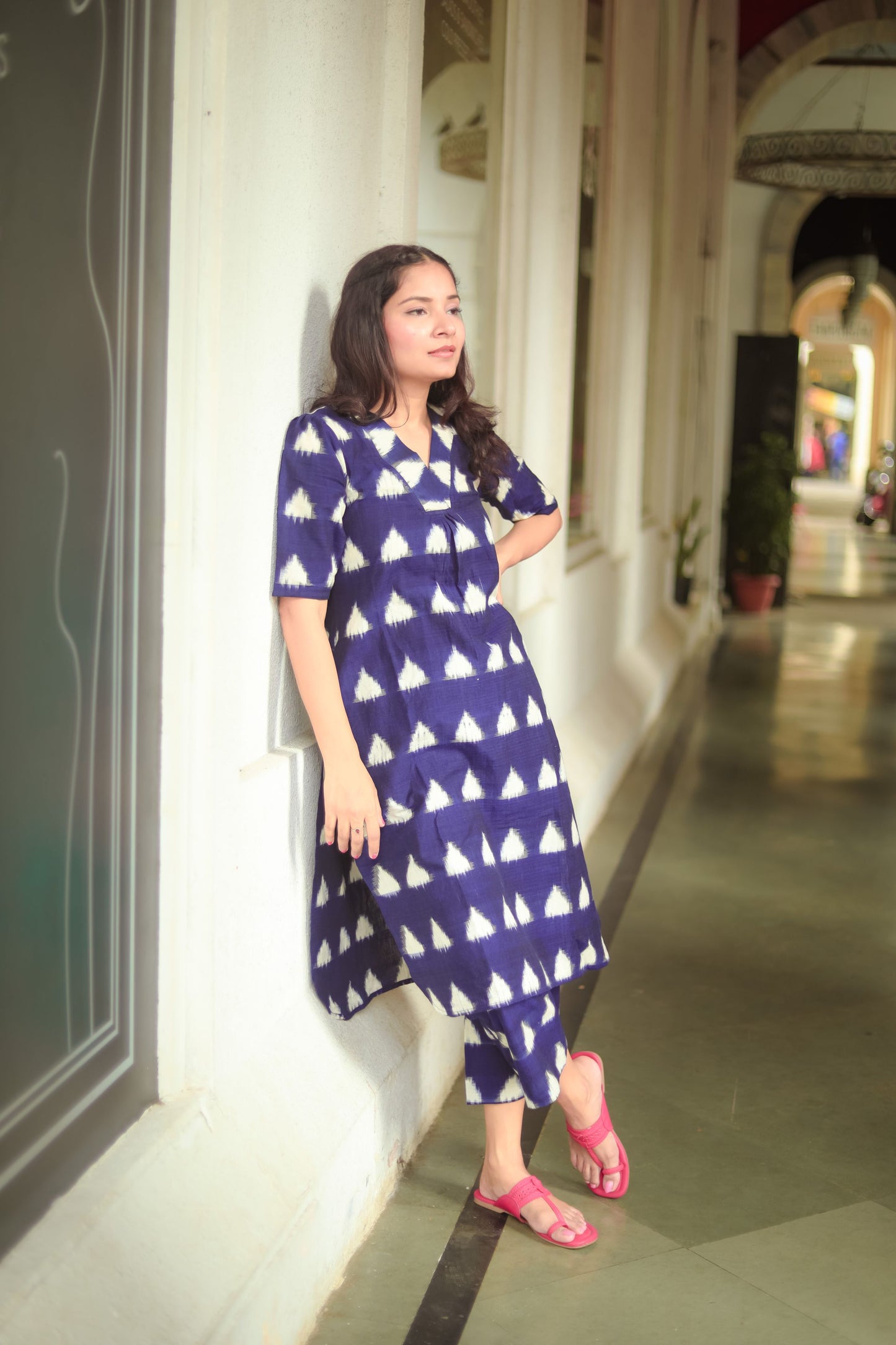 Vaayu Indigo Co-ord Set