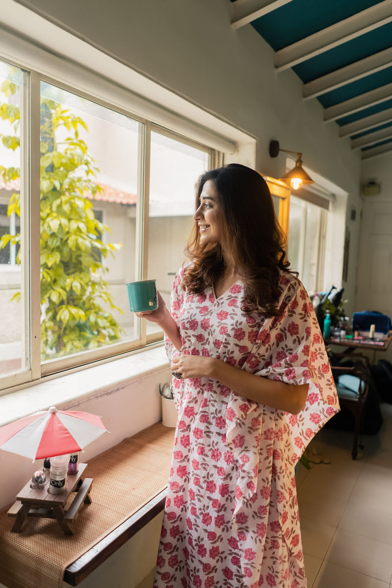 Rooh Gulabo Kaftan Set