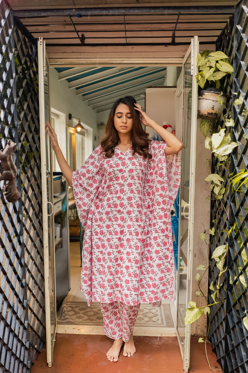 Rooh Gulabo Kaftan Set