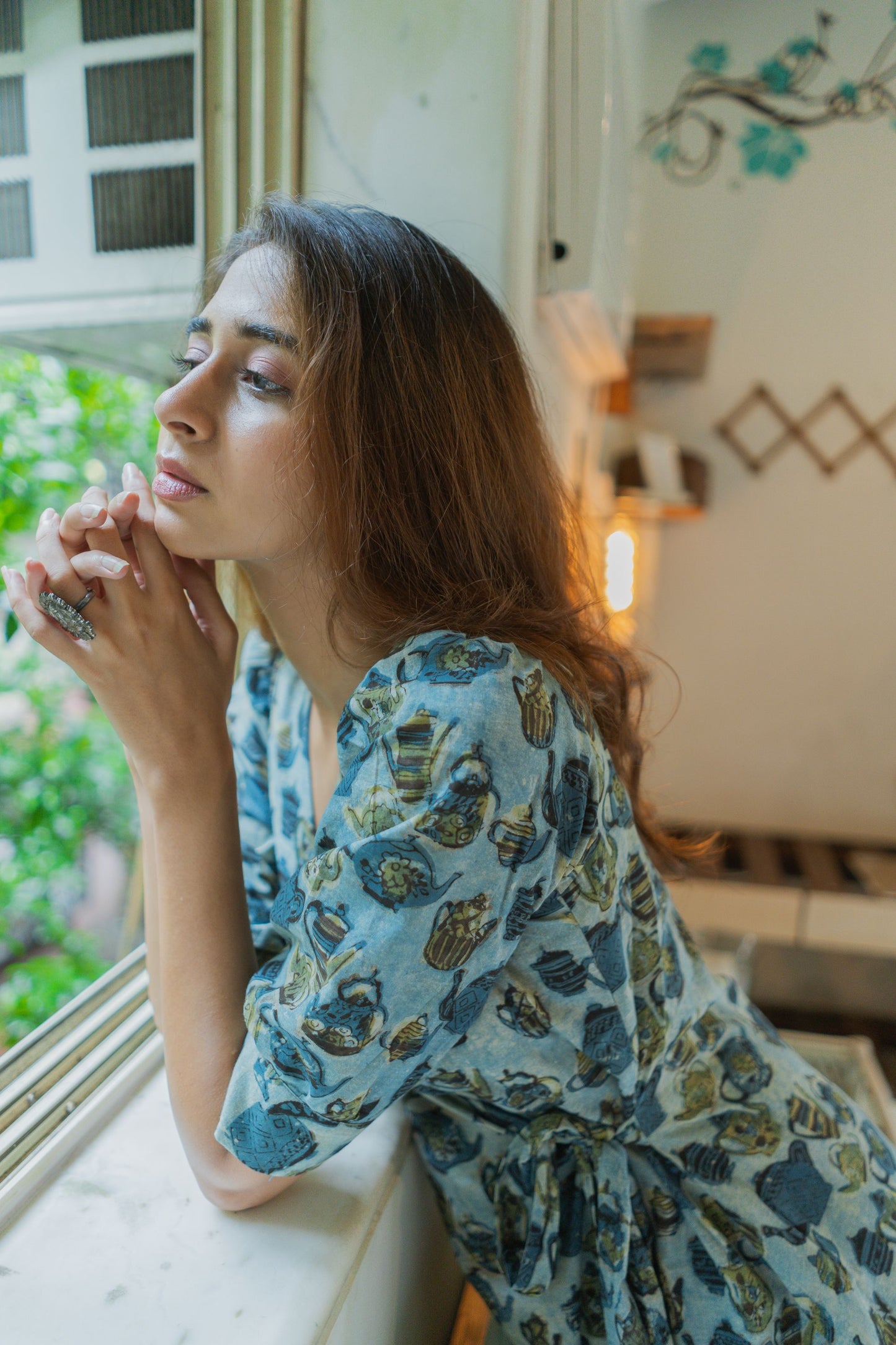 Baga Indigo Wrap Dress