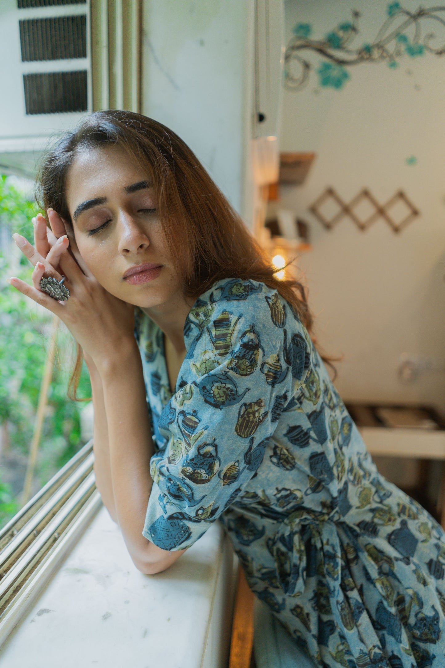 Baga Indigo Wrap Dress
