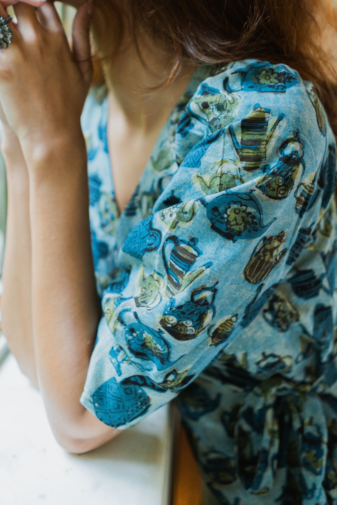 Baga Indigo Wrap Dress