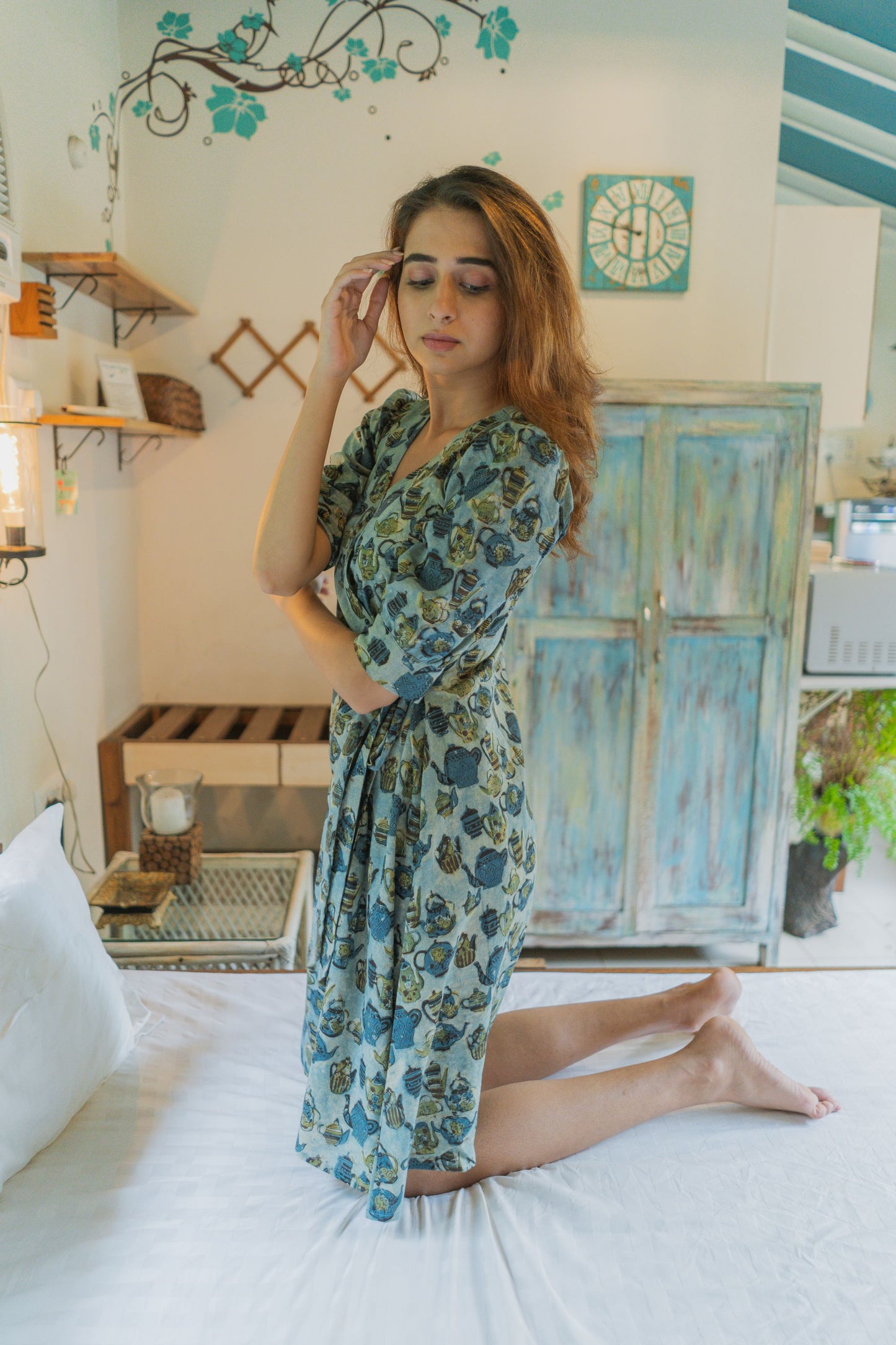 Baga Indigo Wrap Dress