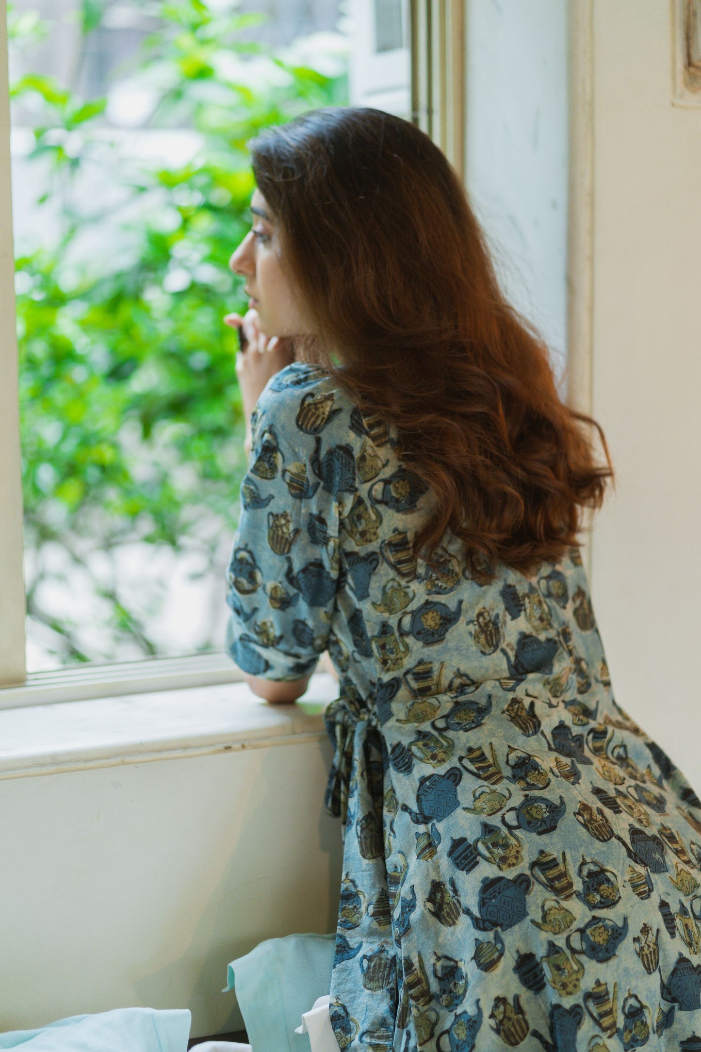 Baga Indigo Wrap Dress