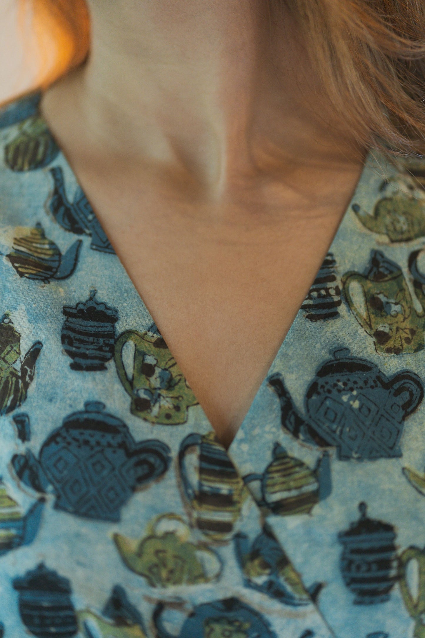 Baga Indigo Wrap Dress