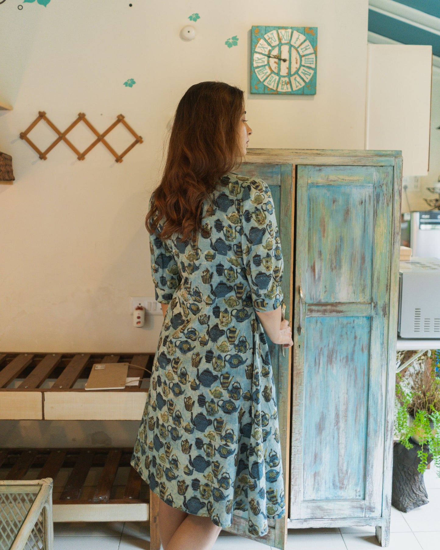 Baga Indigo Wrap Dress