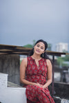 Aaraam Laal Kurta Pant Set