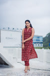Aaraam Laal Kurta Pant Set